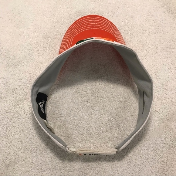 Adidas University of Miami Hurricane Ball Cap - Picture 13 of 16